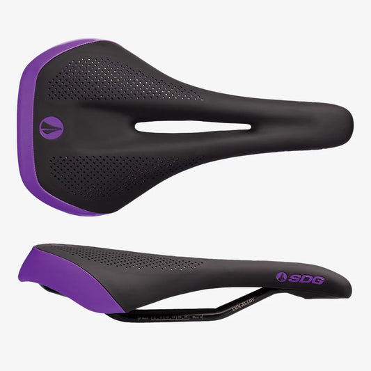 SDG ALLURE V2 Women's Saddle Lux-Alloy Rails Black/Purple