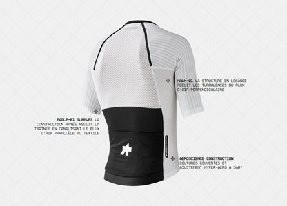 Фланелка ASSOS EQUIPE RSR BOLIDE Къс Ръкав Бяла