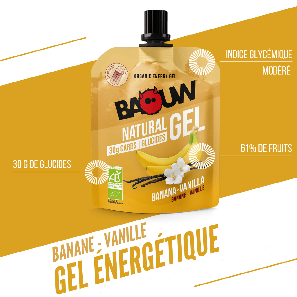 Energiageeli BAOUW BIO Banaani-Vanilja (85g)