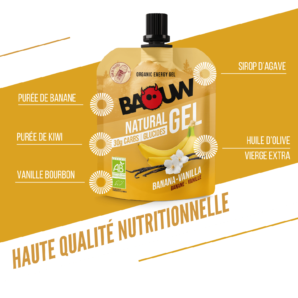 Energiageeli BAOUW BIO Banaani-Vanilja (85g)