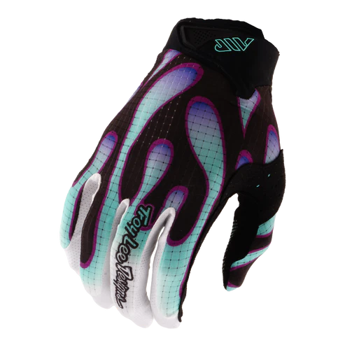 Γάντια TROY LEE DESIGNS AIR OVERSPRAY Μαύρο/Real Teal