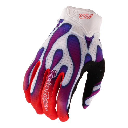 Γάντια TROY LEE DESIGNS AIR OVERSPRAY Λευκό/Μωβ