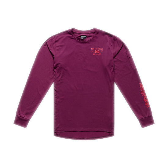 TROY LEE DESIGNS RUCKUS RIDE LOCKDOWN Long-Sleeve Jersey Sangria