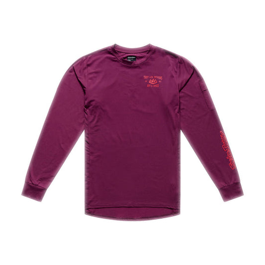 TROY LEE DESIGNS RUCKUS RIDE LOCKDOWN Long-Sleeve Jersey Sangria