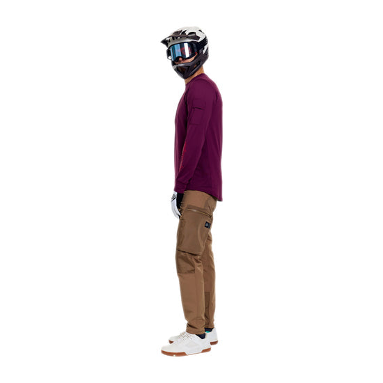 TROY LEE DESIGNS RUCKUS RIDE LOCKDOWN Long-Sleeve Jersey Sangria