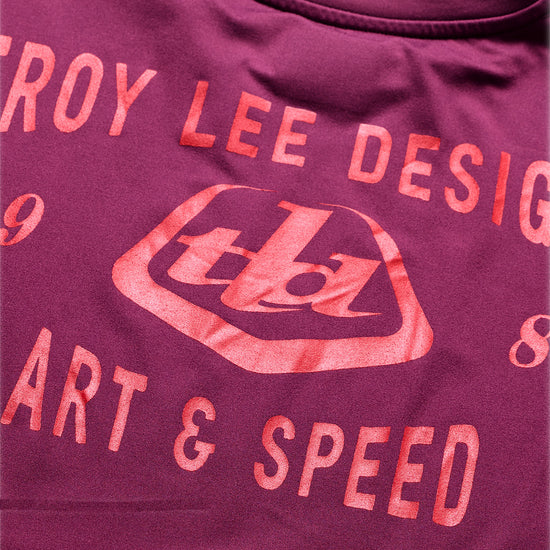 TROY LEE DESIGNS RUCKUS RIDE LOCKDOWN Long-Sleeve Jersey Sangria