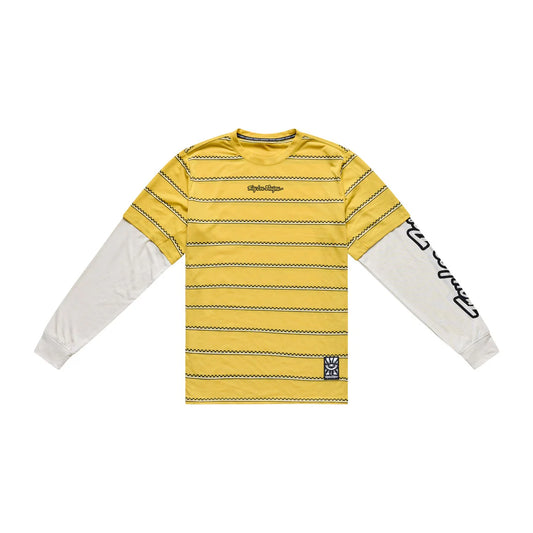 TROY LEE DESIGNS SKYLINE FAKIE RIDE Long Sleeve Jersey Yellow