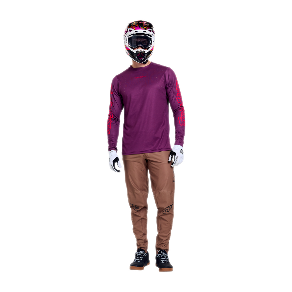 Tröja TROY LEE DESIGNS SPRINT PRO MONO Långa Ärmar Sangria