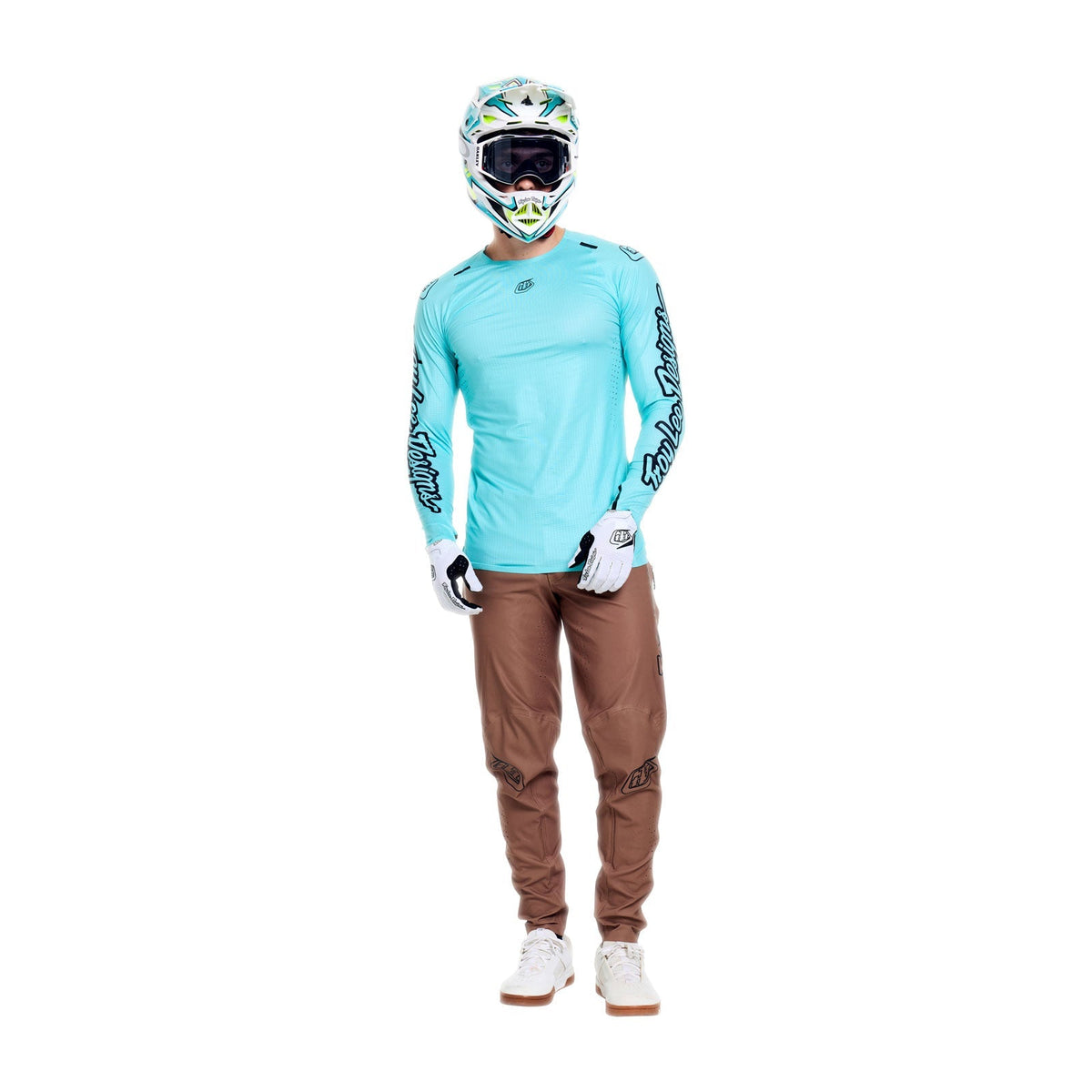 TROY LEE DESIGNS SPRINT ULTRA MONO Long Sleeve Jersey Turquoise