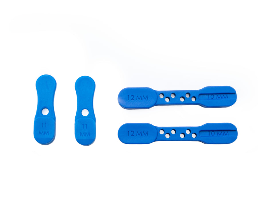 Park Tool BKD-1.2: detalje af udluftningsblokke og adaptere