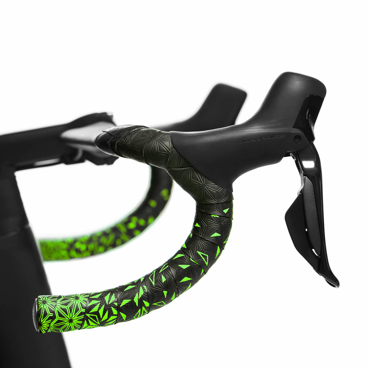SUPACAZ SUPER STICKY KUSH STAR FADE Black/Green Handlebar Tape