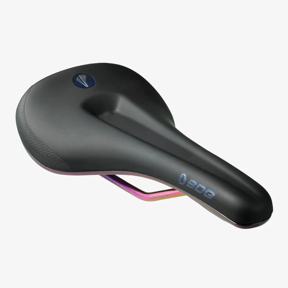 SDG BEL-AIR V3 MAX Fuel Saddle Lux-Alloy Rails Oil Slick