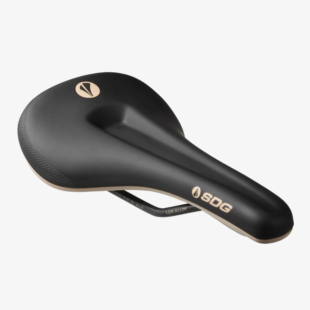 SDG BEL-AIR V3 MAX Saddle Lux-Alloy Rails Black/Beige