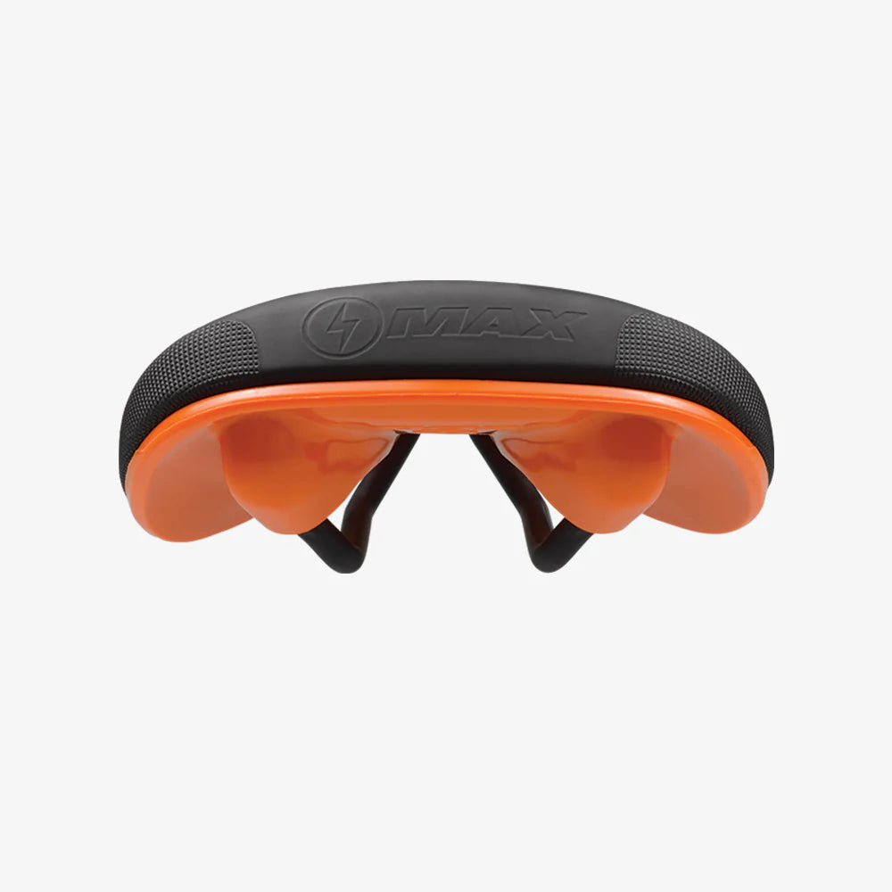 SDG BEL-AIR V3 MAX Saddle Lux-Alloy Rails Black/Orange