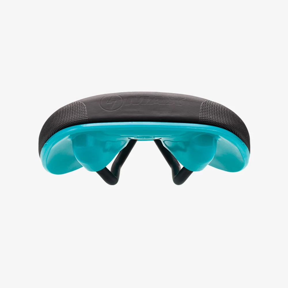 SDG BEL-AIR V3 MAX Saddle Lux-Alloy Rails Black/Turquoise