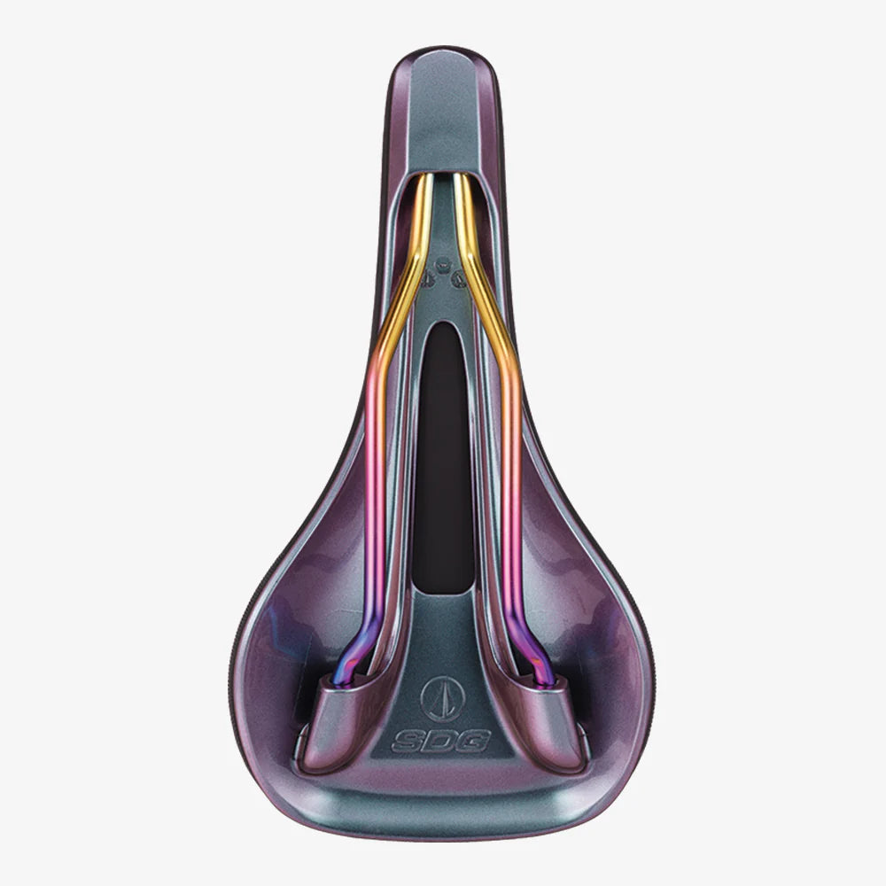 SDG BEL-AIR V3 MAX Fuel Saddle Lux-Alloy Rails Oil Slick