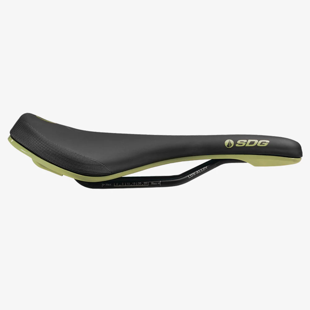 SDG BEL-AIR V3 MAX Lux-Alloy Rails Saddle Black/Green