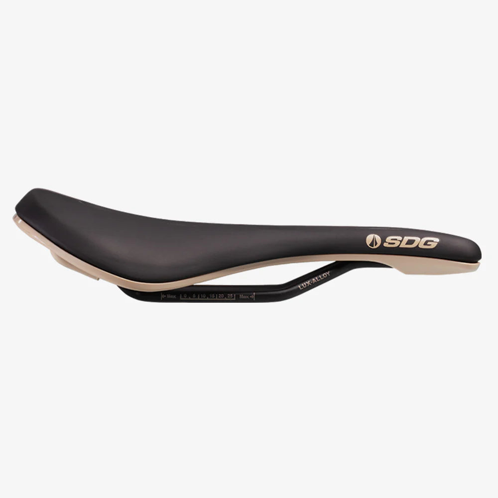 SDG BEL-AIR V3 OVERLAND Saddle Lux-Alloy Rails Black/Beige
