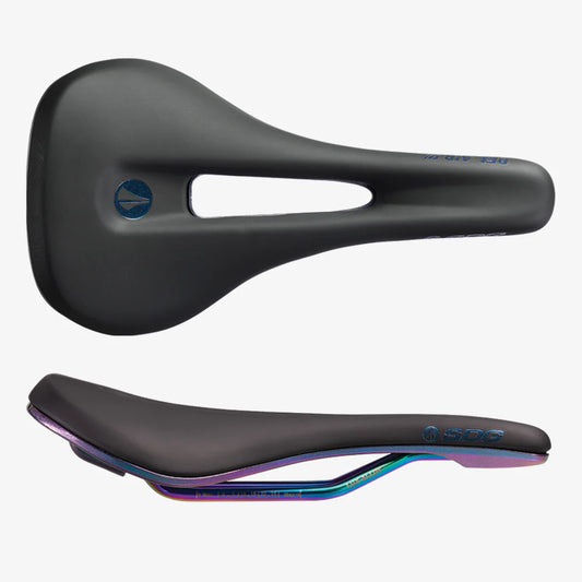 Zadel SDG BEL-AIR V3 OVERLAND Rails Lux-Alloy Zwart/Oil Slick