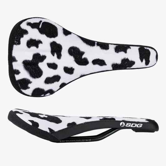 Saddle SDG BEL-AIR V3 Animal Throwback Lux Alloy Rails Cow