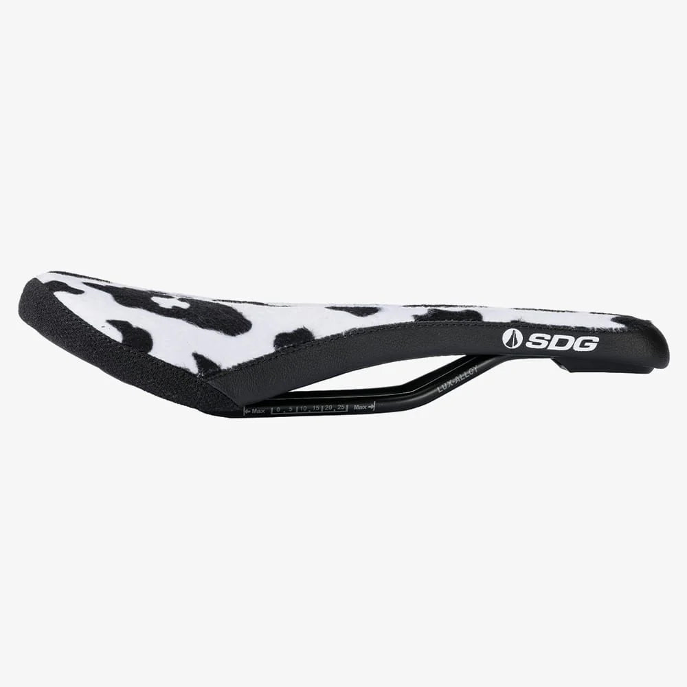 Saddle SDG BEL-AIR V3 Animal Throwback Lux Alloy Rails Cow