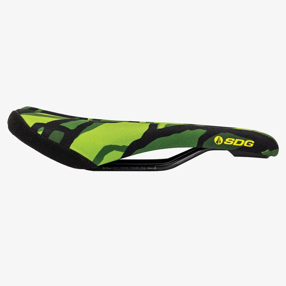 SDG BEL-AIR V3 TERRA FIRMA Lux Alloy Rails Saddle Camo Green