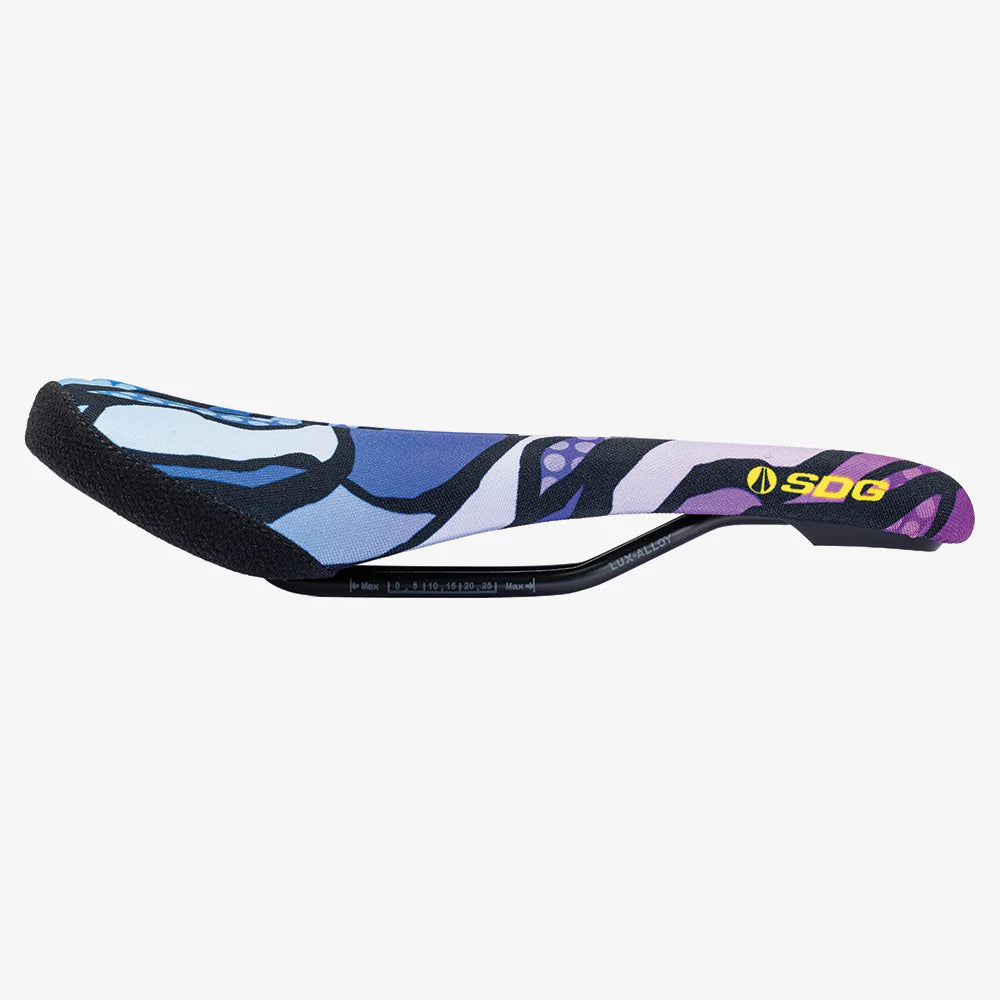 SDG BEL-AIR V3 TERRA FIRMA Lux Alloy Rails Camo Purple Saddle