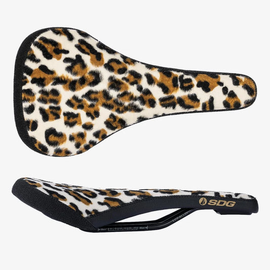 SDG BEL-AIR V3 Animal Throwback Lux Alloy Rails Saddle Leopard