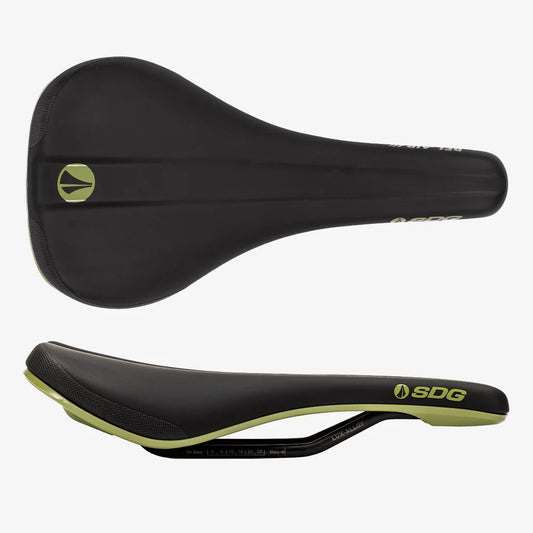 Zadel SDG BEL-AIR V3 Lux Alloy Rails Zwart/Groen