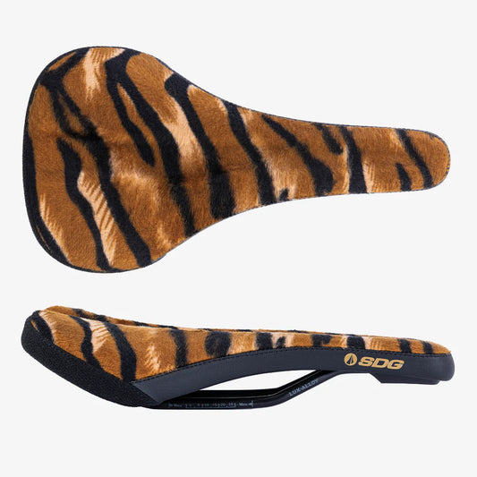 SDG BEL-AIR V3 Animal Throwback Saddle Lux Alloy Rails Tiger