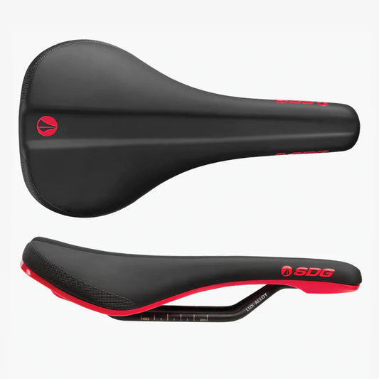 Zadel SDG BEL-AIR V3 Lux Alloy Rails Zwart/Rood