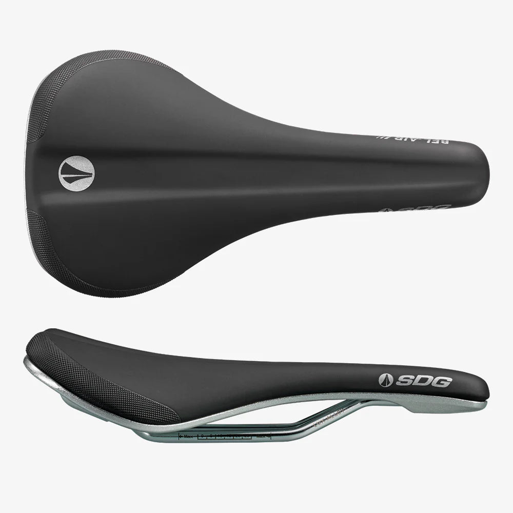 SDG BEL-AIR V3 Galactic Lux-Alloy Rails Saddle Black/Silver