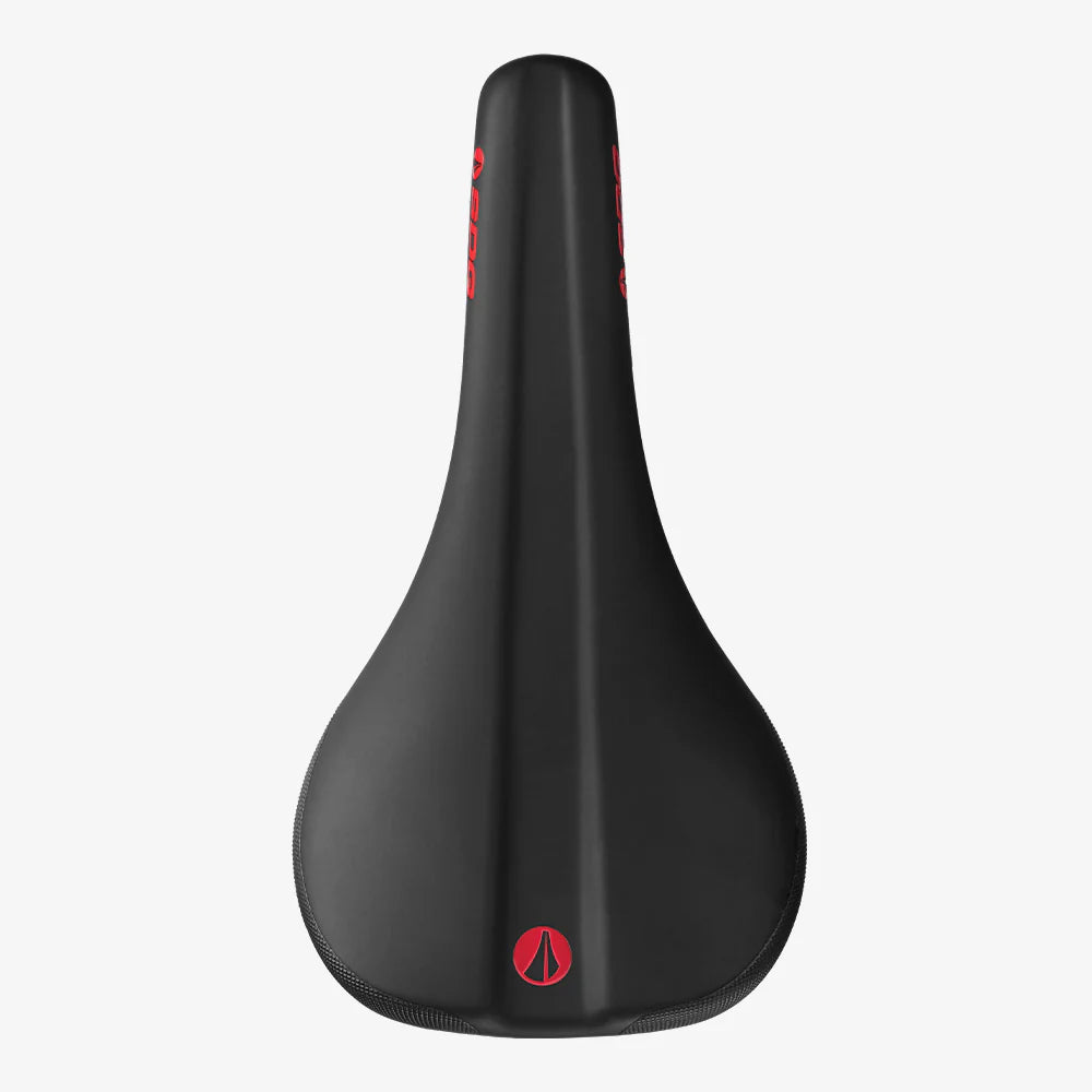 Sadel SDG BEL-AIR V3 Lux Alloy Skinne Sort/Rød
