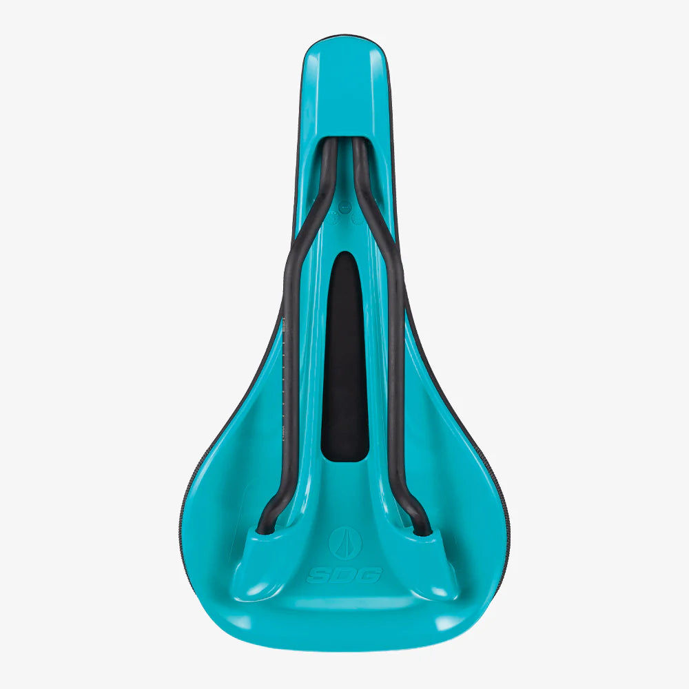 Sadel SDG BEL-AIR V3 Lux Alloy-skinners Sort/Turkis