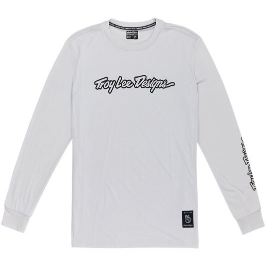 Μπλούζα TROY LEE DESIGNS SKYLINE RIDE TEE SIGNATURE Μακριά Μανίκια Γκρι