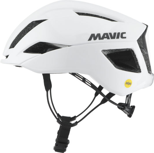 MAVIC COMETE SL MIPS balta šosejas velosipēda ķivere