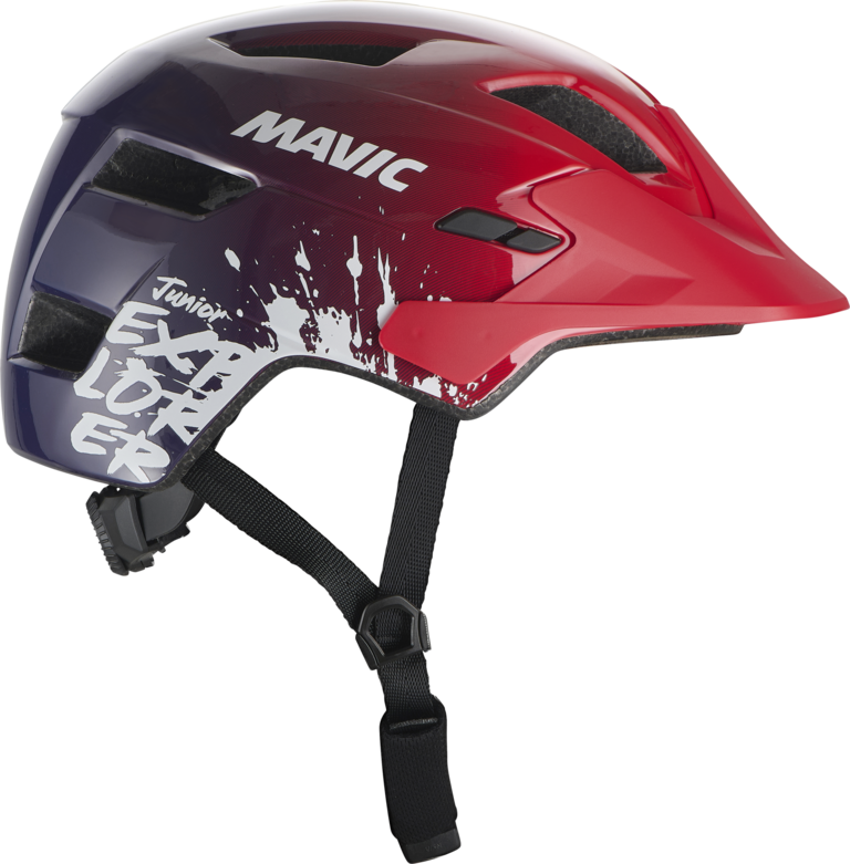 Red Mavic Junior Explorer helmet - view 2