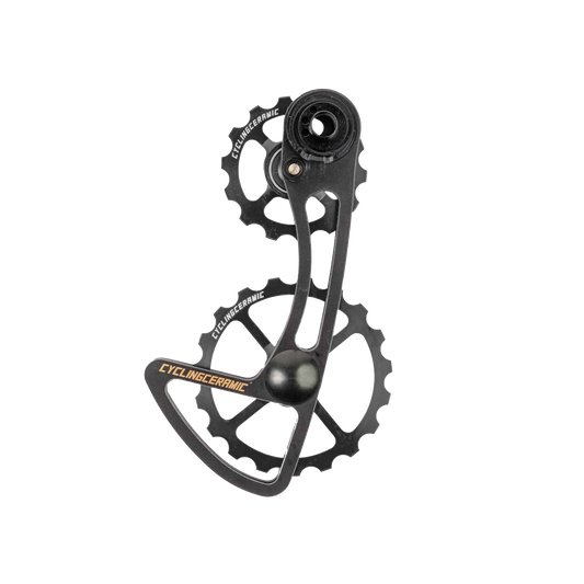 Κάλυμμα Υπερμεγέθους Εκτροχιαστή CYCLING CERAMIC για Campagnolo 12V Μηχανικό Μαύρο