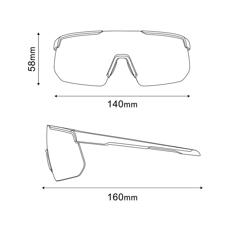 SHIMANO S-PHYRE CE-SPHR2-bril Wit Mat Glas Ridescape Road