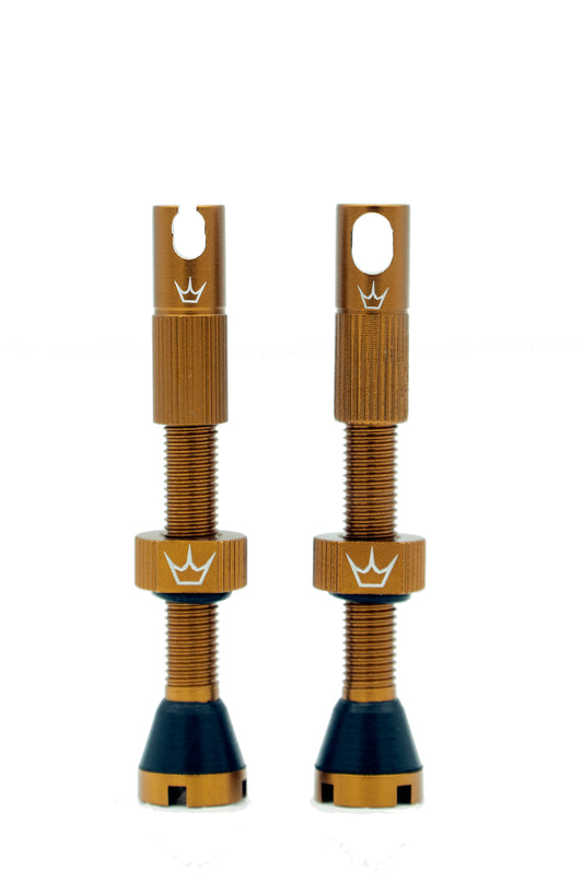 Βαλβίδες Tubeless PEATY'S x Chris King MK2 Presta 42 mm (x2) Μπρονζέ