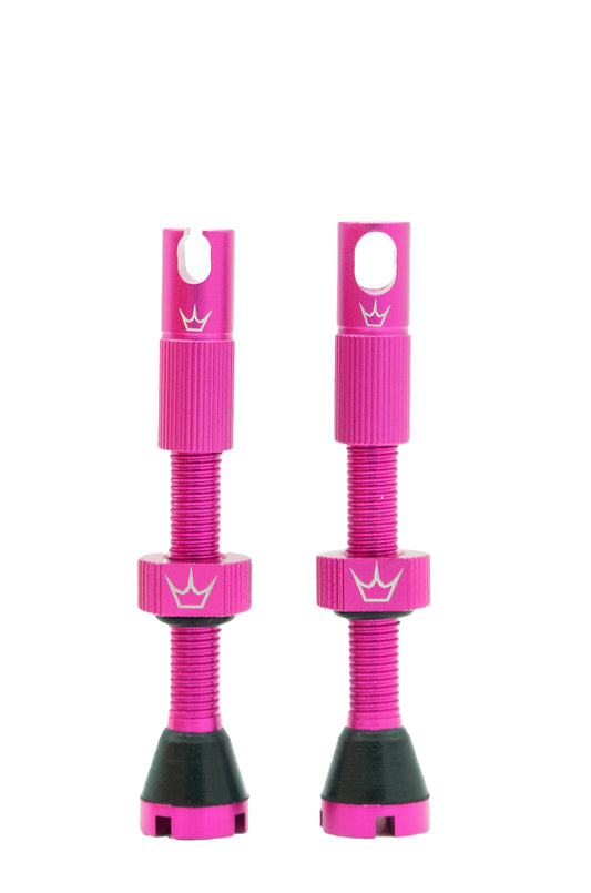 Βαλβίδες Tubeless PEATY'S x Chris King MK2 Presta 60 mm (x2) Ροζ
