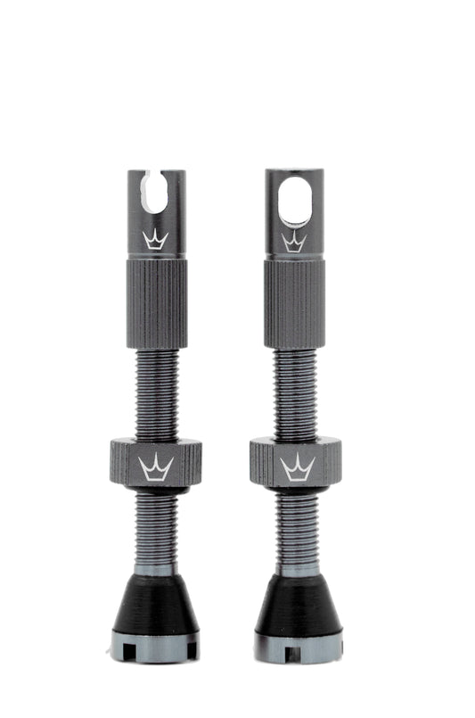 Tubeless Ventielen PEATY'S x Chris King MK2 Presta 60 mm (x2) Grijs