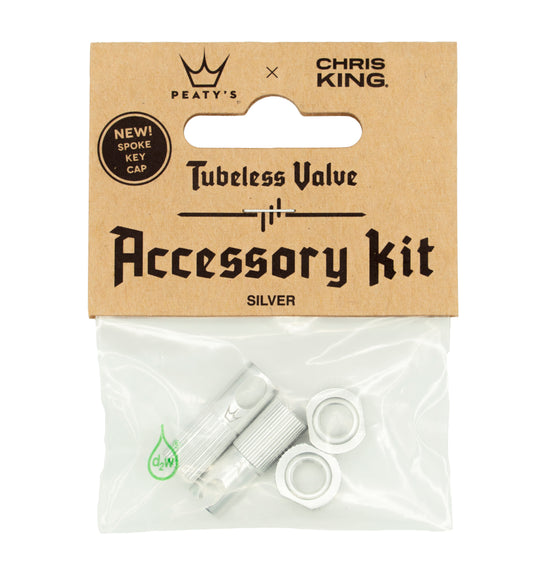 Lock- och Mutterkit för Ventiler PEATY'S Silver