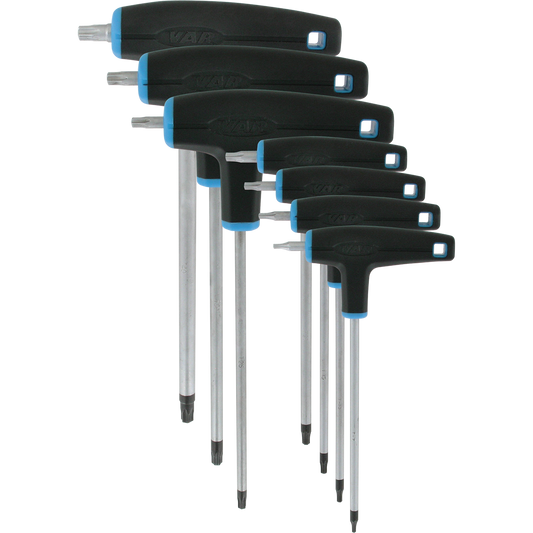 VAR CL-18200-07/40 Set of 7 T-Handle Torx Keys