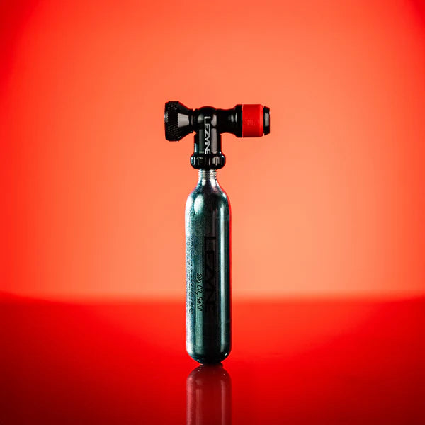 Nabijakacz CO2 LEZYNE CLIK DRIVE + Kartusz CO2 Gwintowany 20 g (x1)