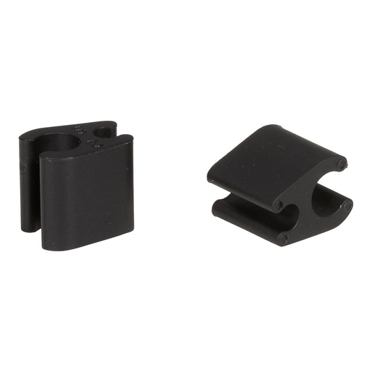 Kit van 10 Duo Geleiderclips ELVEDES Diam 4,1mm/4,1mm Kunststof