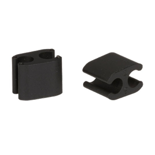 Kit med 10 Duo-klemmer ELVEDES Diam 4,1mm/5mm Plastik
