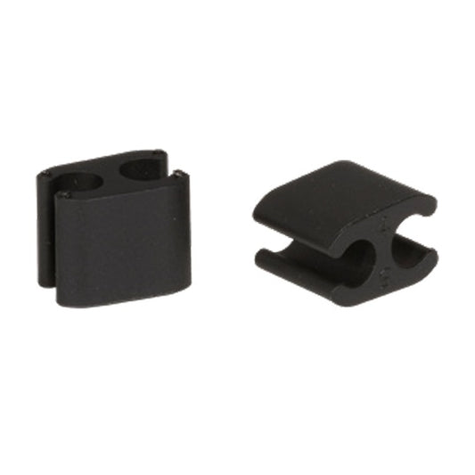 Kit van 10 Duo Geleiderclips ELVEDES Diam 4,1mm/5mm Kunststof