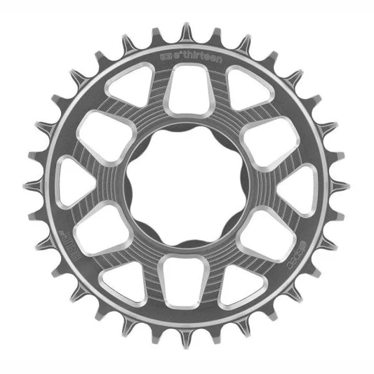 Jednoduchý převodník E-THIRTEEN HELIX RACE E-SPEC 11/12V Direct Mount TQ HPR50 stříbrný
