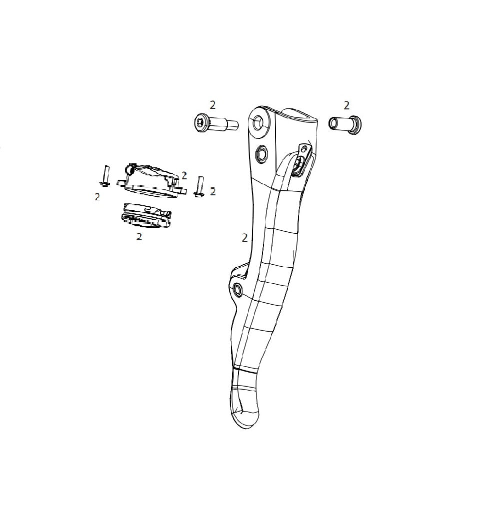 Δεξί Πλήκτρο SRAM ΓΙΑ ΜΟΧΛΟ SRAM RED AXS E1
